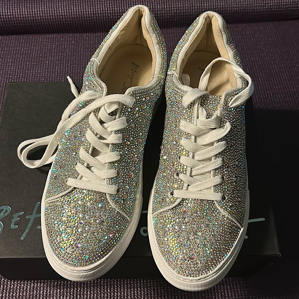 Betsey Johnson Sidny Rhinestone shoes